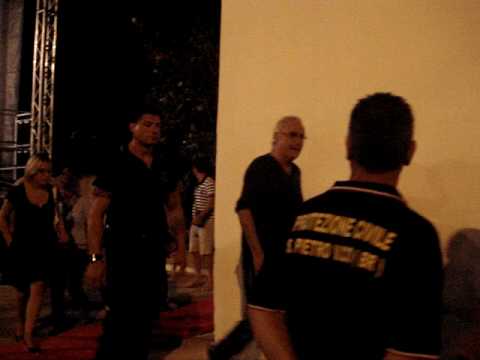 Sagra dell'Uddhratieddhru 2009 - Backstage Franco Califano all'arrivo, San Pietro Vernotico