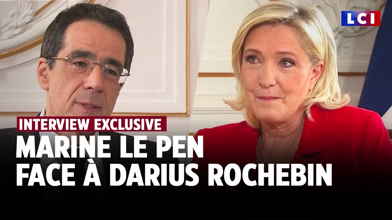 Interview exclusive - Marine Le Pen invitée de Darius Rochebin｜LCI