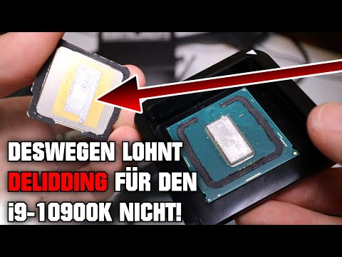 Macht ein i9-10900K Delid Sinn?! 9900K köpfen und Direct Die Cooling!