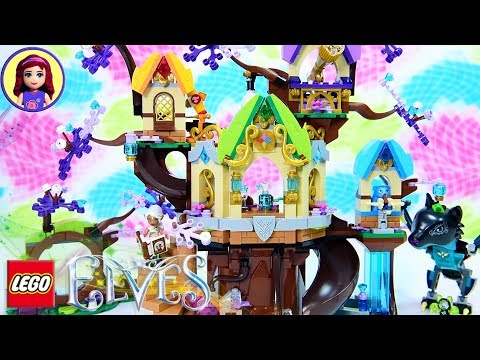 Lego Elves The Elvenstar Tree Bat Attack Speed Build - Kids Toys