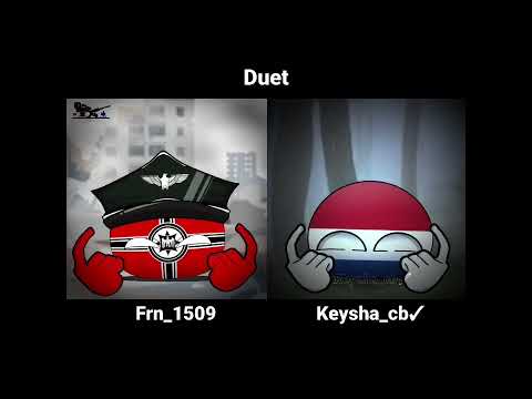 Lonely lonely i guess i'm lonely | duet@Frn_15409 #countryballs #shorts #duet