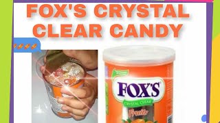 Fox's crystal clear candy | fruits candy from @amazon| Nestle| unboxing + review