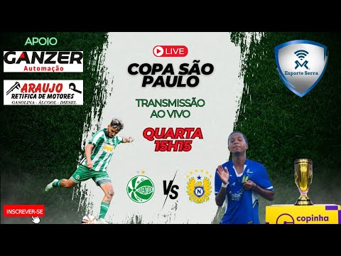 Juventude 3x0 Nacional-AM - Copa SP 2026 - Transmissão ao vivo