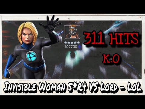 Invisible Woman 5R4 vs Star Lord - Not Viable? - Labyrinth of Legends (LOL) | MCOC