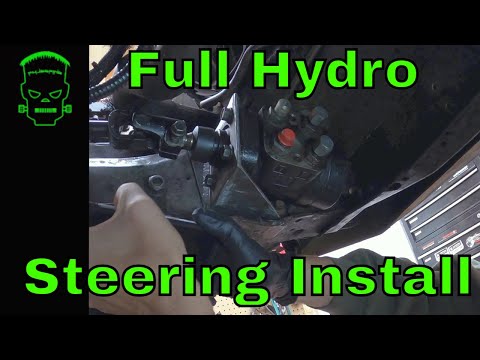 Full hydro steering Install on a Jeep XJ
