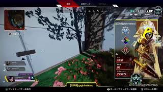 ［apex ］ランク頑張る(ﾌﾟﾗﾁﾅ帯)