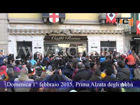 Ivrea, Storico Carnevale Prima Alzata degli Abbà 2015