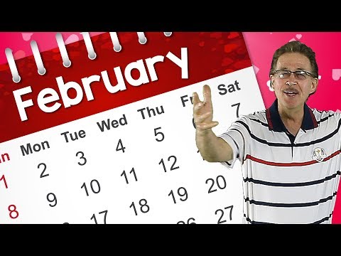 It's February! | Preschool Version | Calendar Song for Kids | Jack Hartmann