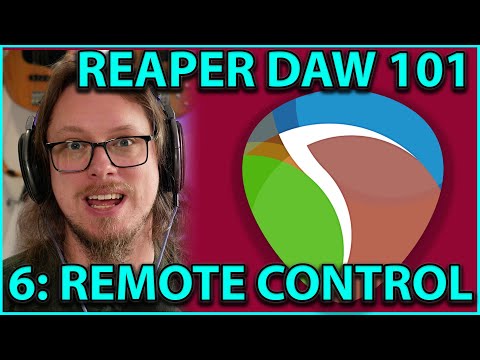 Reaper DAW 101 Part 6:- Control Surfaces, OSC and Web Remote