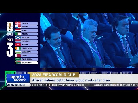 2026 FIFA World Cup draw: African teams face tough rivals