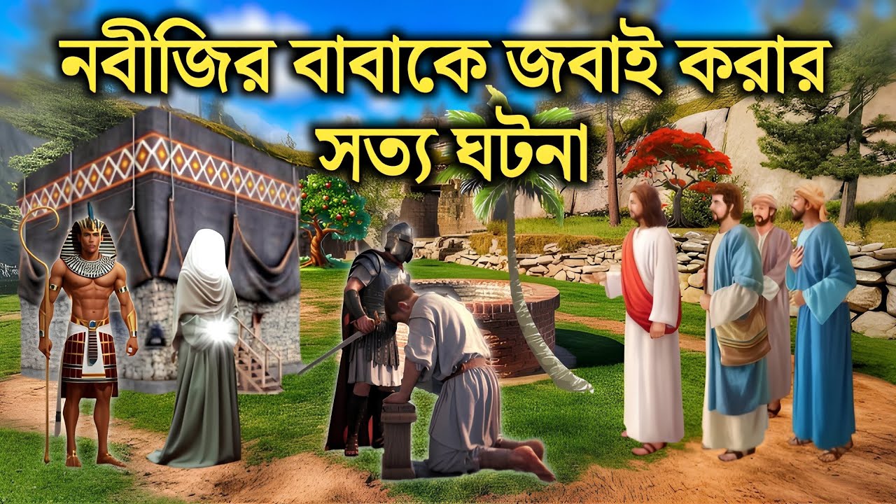 নবীজির বাবাকে জবাই করার কাহিনী | আব্দুল্লাহ ও আমেনার বিয়ের ঘটনা | ইসলামিক কাহিনী |আল্লাহর কুদরত