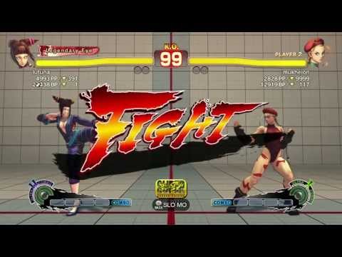 Tsuna (juri) vs mukheion (Cammy) - SUPER STREET FIGHTER 4 AE Ver 2012 720P