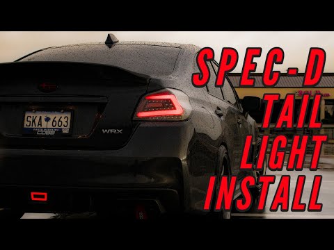 New Tail Lights for the WRX! Spec-D Tuning Install!