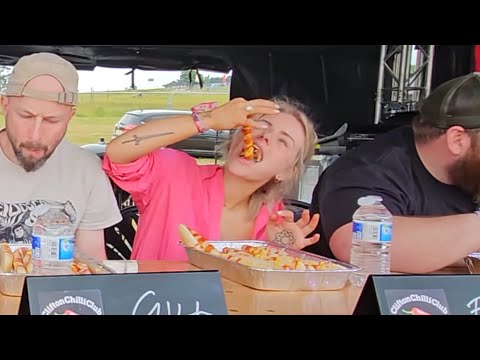 'Hot' Dog Eating Contest - Black Deer Festival 2023 -Sunday