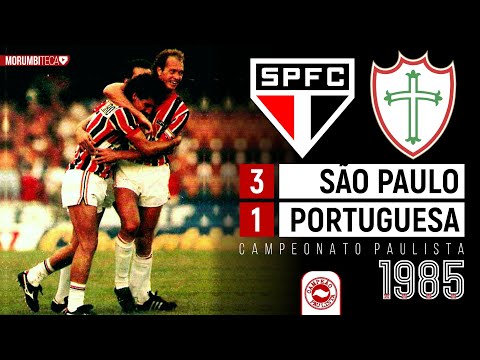 São Paulo 3x1 Portuguesa - 1985 - MULLER, CARECA, SILAS, PITA E A LIDERANÇA DE UM REI!👑