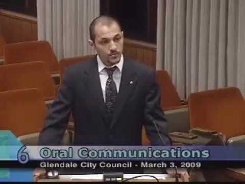 Artur Babayan Glendale City Council meting