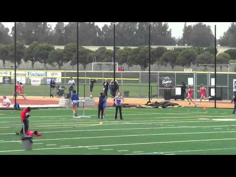 FSG 400m vs Servite Rosary 3-11-15 - Los Alamitos Girls