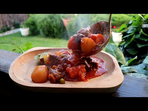 🍲 THE BEST ITALIAN LAMB STEW | 🍊 Classic Italian Lamb Stew Recipe With Orange Juice and Wine