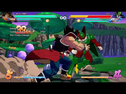 DBS Broly+Base Goku 9.7k meter building no sparking combo