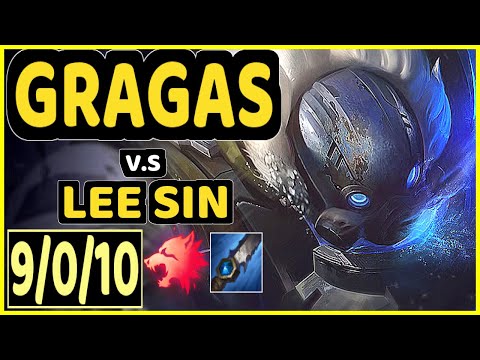 PUNCH (GRAGAS) vs LEE SIN - 9/0/10 KDA JUNGLE CHALLENGER GAMEPLAY - KR