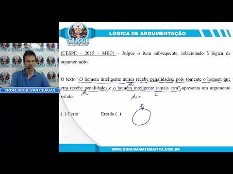 CESPE15Q028   CESPE   2015   MEC   LÓGICA DE ARGUMENTAÇÃO www gurudamatematica