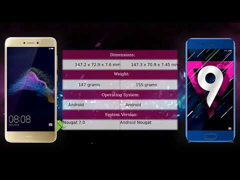 Huawei P8 lite 2017 vs Honor 9 - Phone comparison