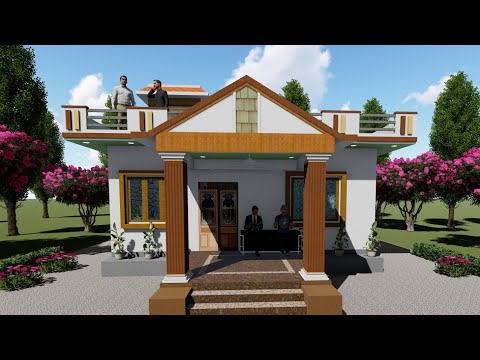 27*30 House Design 3D || 3 Bedroom House Plan Indian Style || 3Bedroom Small House Design