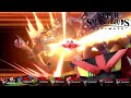 Super Smash Bros Ultimate 8 Player Final Smash Incineroar