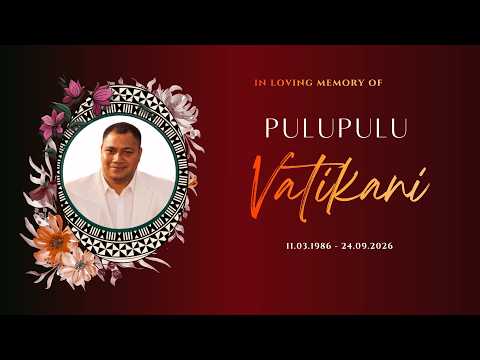 Burial Service of Pulupulu Vatikani