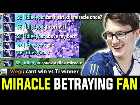 Miracle vs His Fan's - Can't Win That Easily Against Ti Winner | Pro Gameplay And Funny Game Dota 2