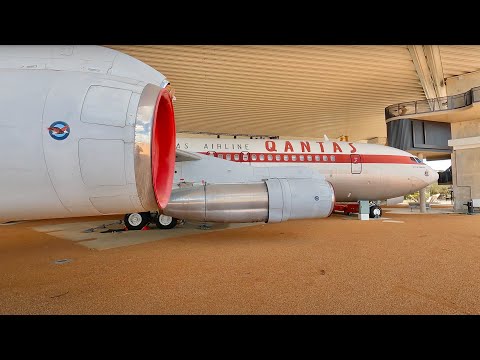Tour through the unique Boeing 707 made just for QANTAS on display in Longreach