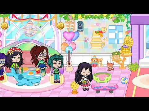 TIZI Doll Town Game | Doll house and school game | Make beautiful doll for Play Part-1
