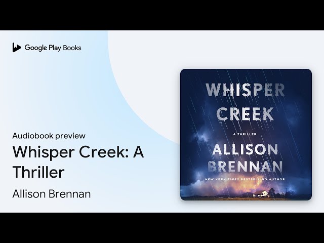 Vídeo relacionado con Whisper Creek: A Thriller (English Edition)