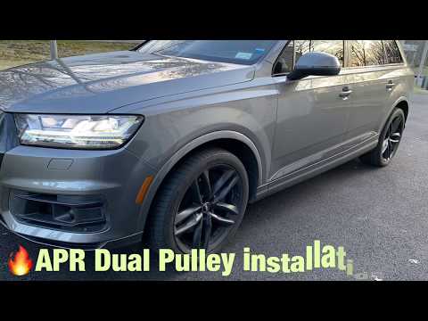 2017 Audi Q7 DIY APR Pulley installation