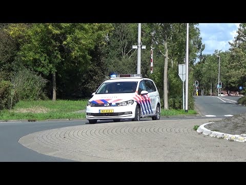 Ambulances en Politie met spoed naar en van meldingen in Purmerend en Oosthuizen