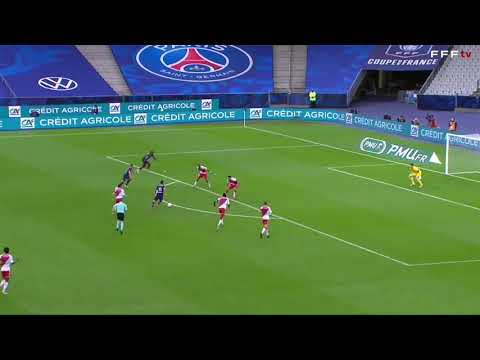Kylian Mbappé goal vs Monaco 0-2 PSG– Coupe de France Final...