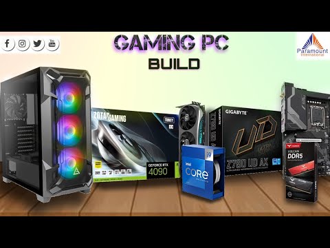 The Most Powerful Gaming PC , RTX 4080, i9 13900K, DDR 5 RAM, Gaming PC Build.#gaming #graphics #pc