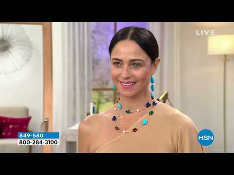 Connie Craig Carroll Jewelry Eliza 36" Gemstone Station ...