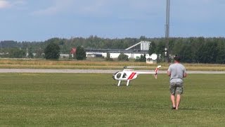 preview picture of video 'Huges MD500 turbine powered @ Arboga Scale meeting - 20140719'