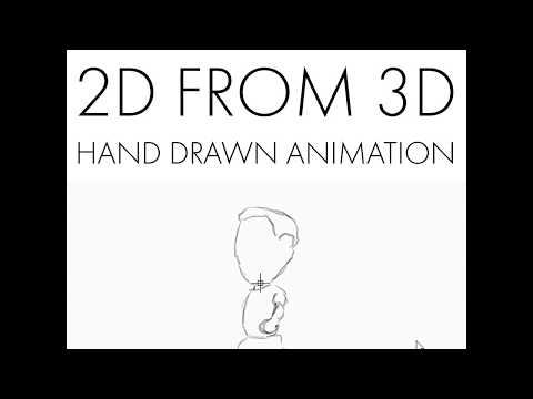 Daily Blender Tip 96 - 2D Animation From 3D Animation (Blender 2.8)