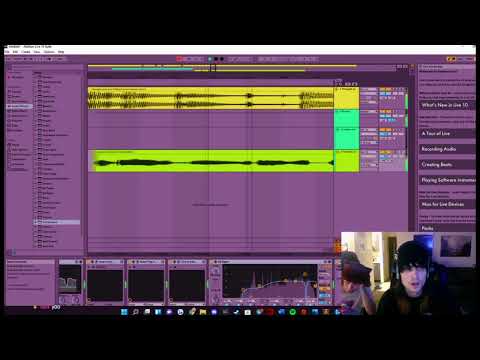 Mayh3mp recording "Better Than a Xan" w/Capoxxo