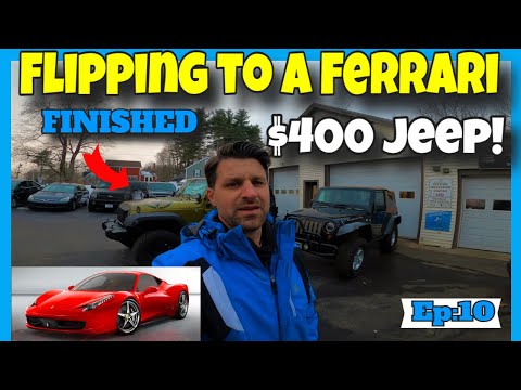 $400 Jeep Wrangler Flop to Flip - Buying and Selling cars until I can afford a Ferrari Part 10