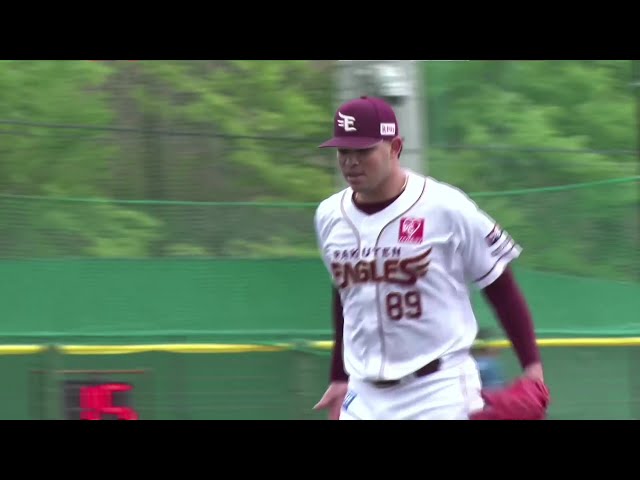 【ファーム】最後は見逃し三振!! イーグルス・ヤフーレ 7回78球4安打無失点の好投でマウンドを降りる!! 2025年5月11日 東北楽天ゴールデンイーグルス 対 北海道日本ハムファイターズ