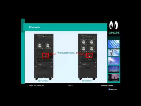 ONLINE USV Technik-Workshop XANTO 10.000 3/1 + 20.000 3/1