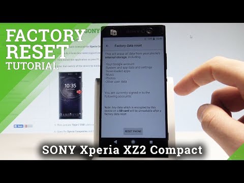 How to Factory Reset SONY Xperia XZ2 Compact - Erase Everything |HardReset.Info