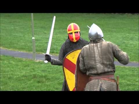 Historia Normannis Winchester - Robert vs Ralph Sword Training #1