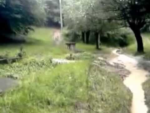 Sat. Zaharesti Com. Panatau Jud. Buzau inundati si drumuri stricate by DJNIKU