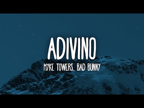 Myke Towers, Bad Bunny - Adivino (Letra/Lyrics)