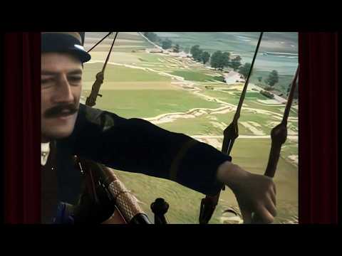 WWI Aftermath: HD Colorized Flight Over Flanders Fields (1919 Doc)