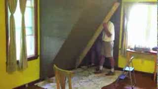 How To Build an Indoor Climbing Wall in 9 mins